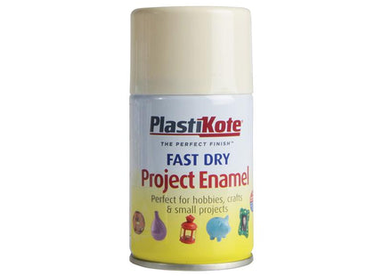 Plastikote Fast Dry Enamel Aerosol CrlMe De La CrlMe 100Ml