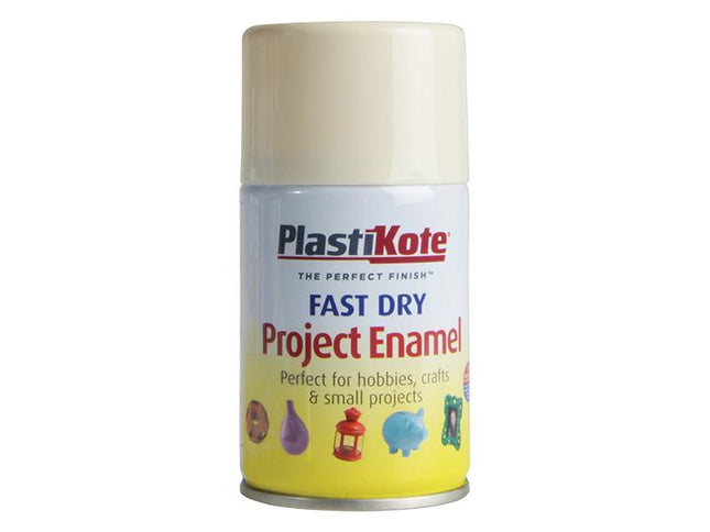 Plastikote Fast Dry Enamel Aerosol CrlMe De La CrlMe 100Ml