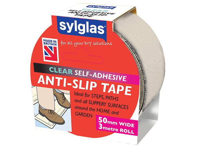 Sylglas Anti-Slip Tape 50Mm X 3M Clear