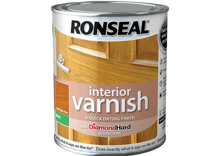 Ronseal Interior Varnish Quick Dry Matt Antique Pine 250Ml