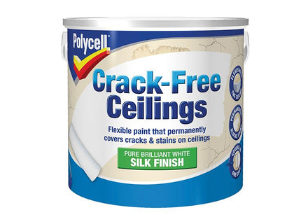 Polycell Crack-Free Ceilings Smooth Silk 2.5 Litre