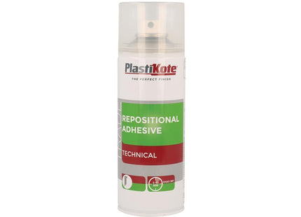 Plastikote Trade Repositional Spray Adhesive 400Ml