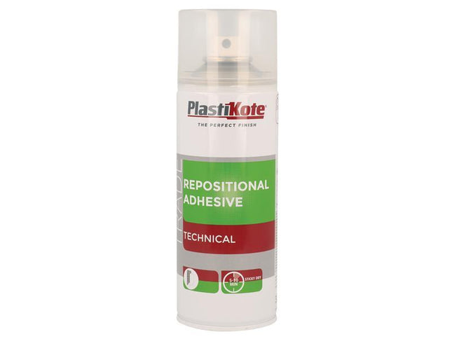 Plastikote Trade Repositional Spray Adhesive 400Ml