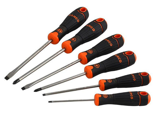 Bahco Bahcofit Screwdriver Set, 6 Piece Sl/Ph