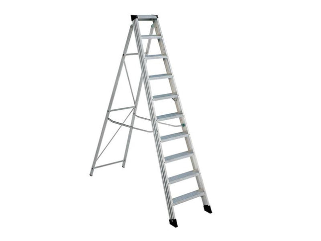 Zarges En131 Professional Swingback Steps Open 2.53M Closed 2.83M 12 Tread