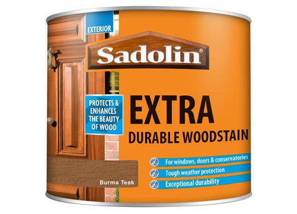 Sadolin Extra Durable Woodstain Burma Teak 500Ml