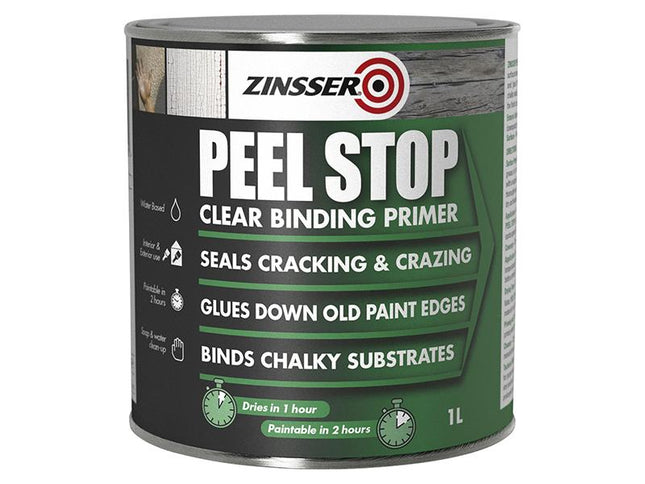 Zinsser Peel Stop Clear Binding Primer Paint 1 Litre