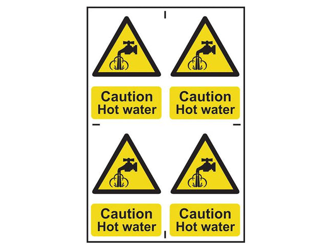 Scan Caution Hot Water - Pvc 200 X 300Mm