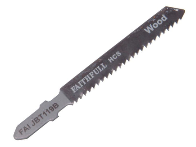 Faithfull Wood Jigsaw Blades Pack Of 5 T119B