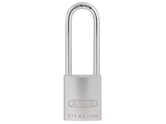 ABUS Mechanical 86Ti/45Mm Titalium Padlock Without Cylinder 80Mm Long Shackle