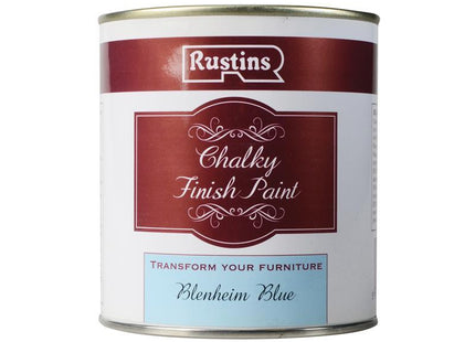 Rustins Chalky Finish Paint Blenheim Blue 500Ml