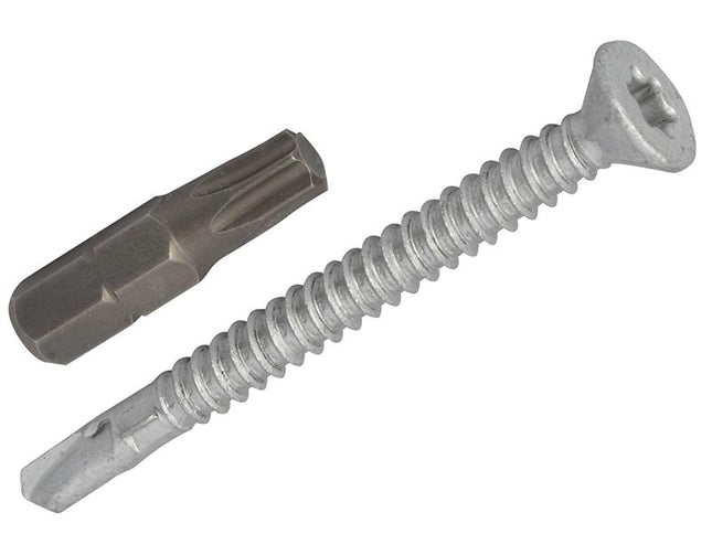 Forgefix Techfast Roofing Screw Timber - Steel Light Section 5.5 X 60Mm Pack 100