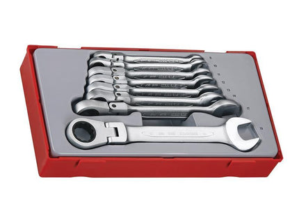 Teng Tt6508Rf Flexible Ratchet Spanner Set 8 Piece