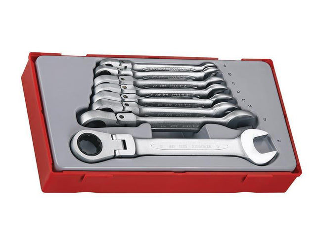 Teng Tt6508Rf Flexible Ratchet Spanner Set 8 Piece