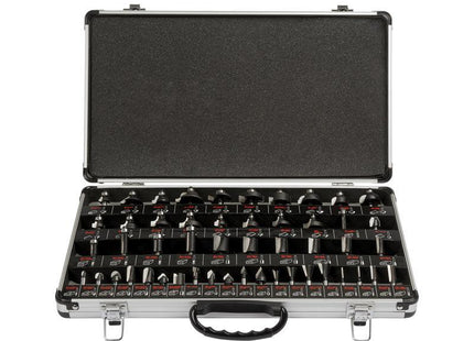 TREND 1/4in TCT Router Bit Starter Set, 50 Piece