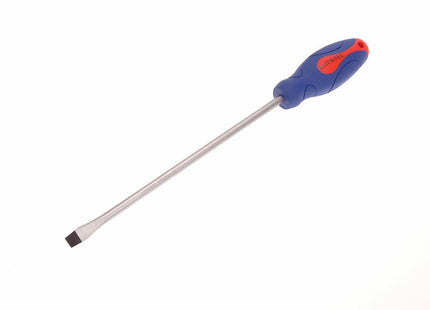 Faithfull Soft Grip Screwdriver Flared Slotted Tip 10.0 X 250Mm
