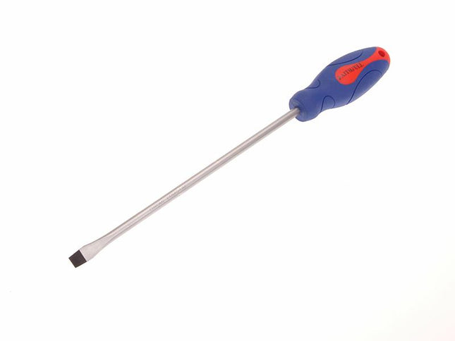 Faithfull Soft Grip Screwdriver Flared Slotted Tip 10.0 X 250Mm