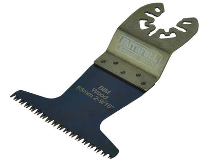 Faithfull Premium Arc Cut Hardwood Bi-Metal Blade 65Mm