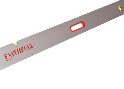Faithfull Screeding Level 2.4M (8Ft) 3 Vial & Grips