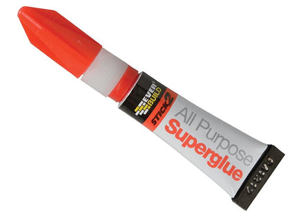 Everbuild Stick2 All-Purpose Superglue Tube 3G