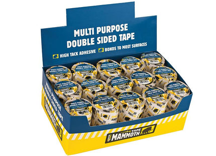 Everbuild Double Sided Tape 50Mm X 5M Display 30 Pieces