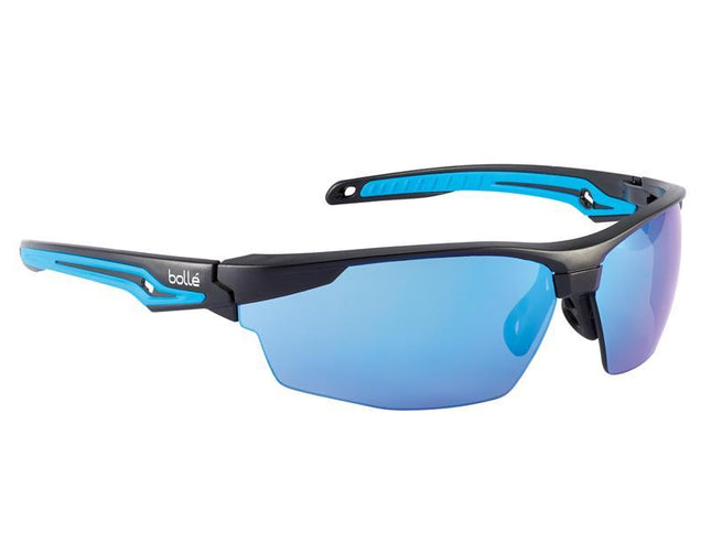 Bolle Safety Tryon Safety Glasses - Blue Flash