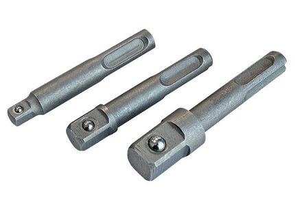 Faithfull Sds Square Drive Adaptor Set 3 Piece