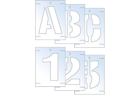 Scan Letter & Number Stencil Kit 100Mm