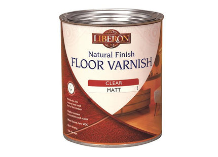 Liberon Natural Finish Floor Varnish Clear Satin 2.5 Litre