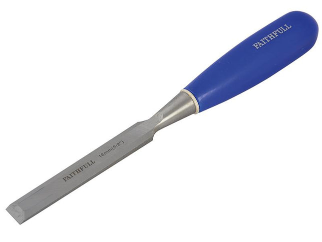 Faithfull Bevel Edge Chisel Blue Grip 16Mm (5/8In)