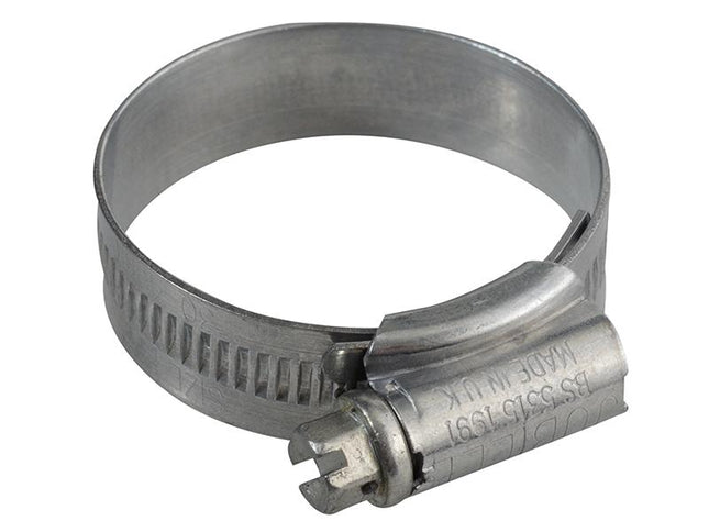 Jubilee (Size 1X)  Zinc Protected Hose Clip 30 - 40Mm (1.1/8 - 1.5/8In)