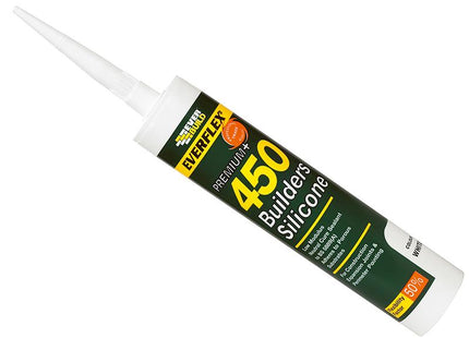 Everbuild 450 Builders Silicone Sealant Black 310Ml