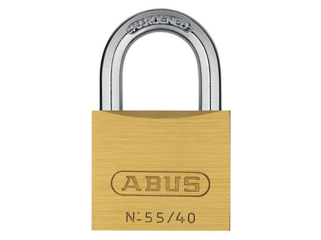 ABUS Mechanical 55/40Mm Brass Padlock Keyed Alike 5401