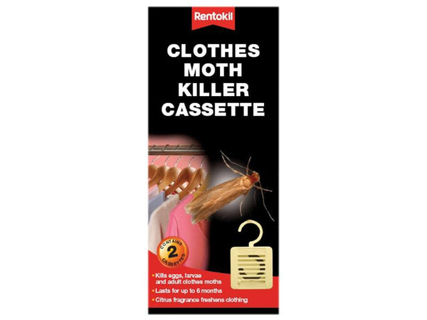 Rentokil Moth Killer Cassette Twin Pack