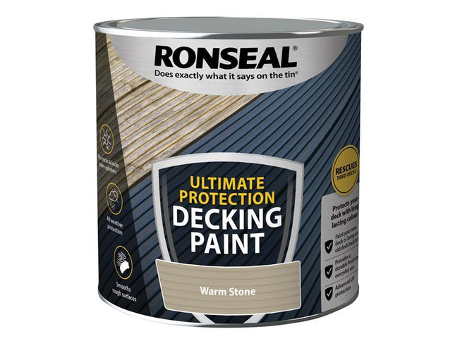 Ronseal Ultimate Protection Decking Paint Warm Stone 2.5 litre