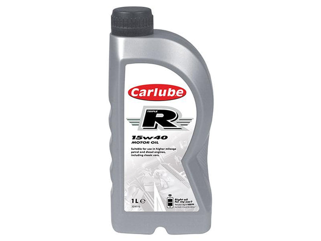 Carlube Triple R 15W-40 High Mileage Oil 1 Litre