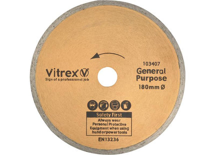 Vitrex Diamond Blade Standard 180Mm