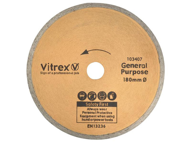 Vitrex Diamond Blade Standard 180Mm