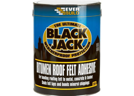 Everbuild Black Jack 904 Bitumen Roof Felt Adhesive 5 litre
