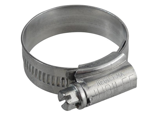 Jubilee (Size 1)  Zinc Protected Hose Clip 25 - 35Mm (1 - 1.3/8In)