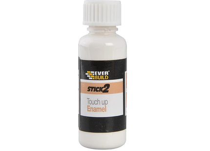 Everbuild Stick 2 Touch Up Enamel White 25Ml