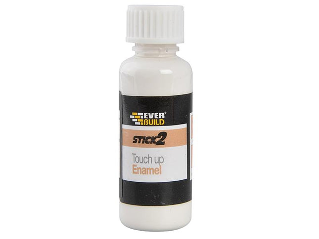 Everbuild Stick 2 Touch Up Enamel White 25Ml