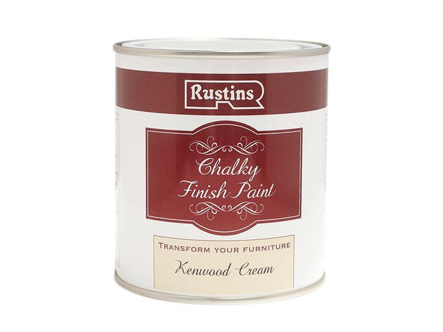 Rustins Chalky Finish Paint Kenwood Cream 500Ml