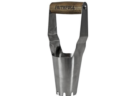 Faithfull Prestige Stainless Steel Bulb Planter Ash Handle