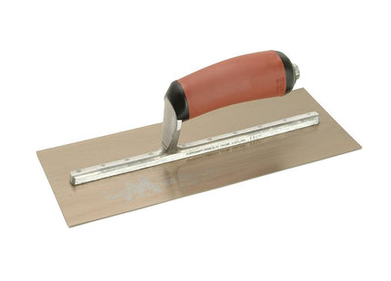 Marshalltown Mpb1Gsd Pre-Worn Permashape Finishing Gold S/S Trowel Durasoft 11 X 4.1/2In