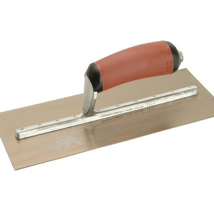 Marshalltown Mpb1Gsd Pre-Worn Permashape Finishing Gold S/S Trowel Durasoft 11 X 4.1/2In