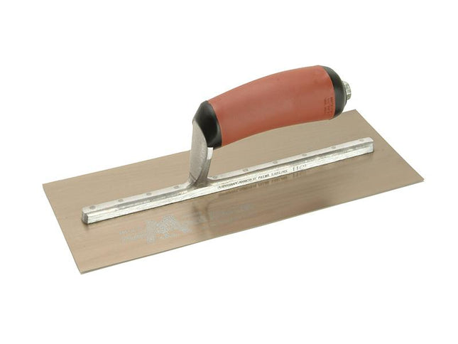 Marshalltown Mpb1Gsd Pre-Worn Permashape Finishing Gold S/S Trowel Durasoft 11 X 4.1/2In