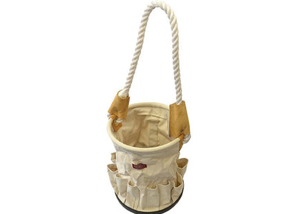 Faithfull Canvas Tool Bucket With Rope Handle