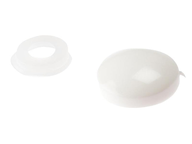 Forgefix Domed Cover Cap White No. 6-8 Bag 25