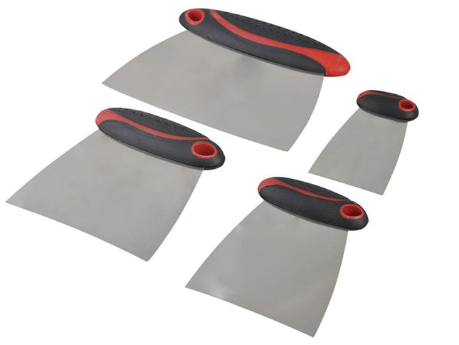 Faithfull Filler & Spreader Set Of 4 Stainless Steel